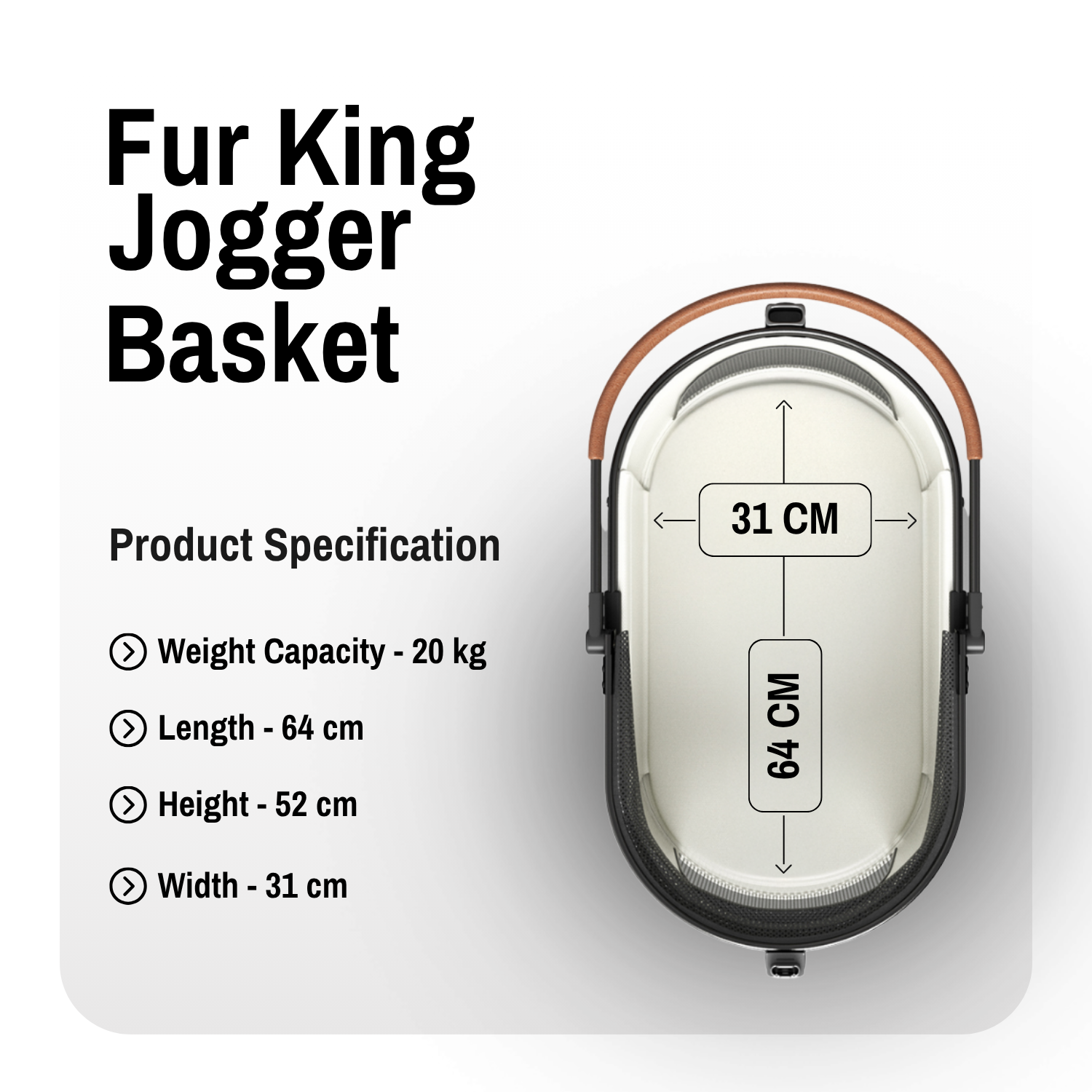 Sunoxyd Fur King Jogger Dog Pram